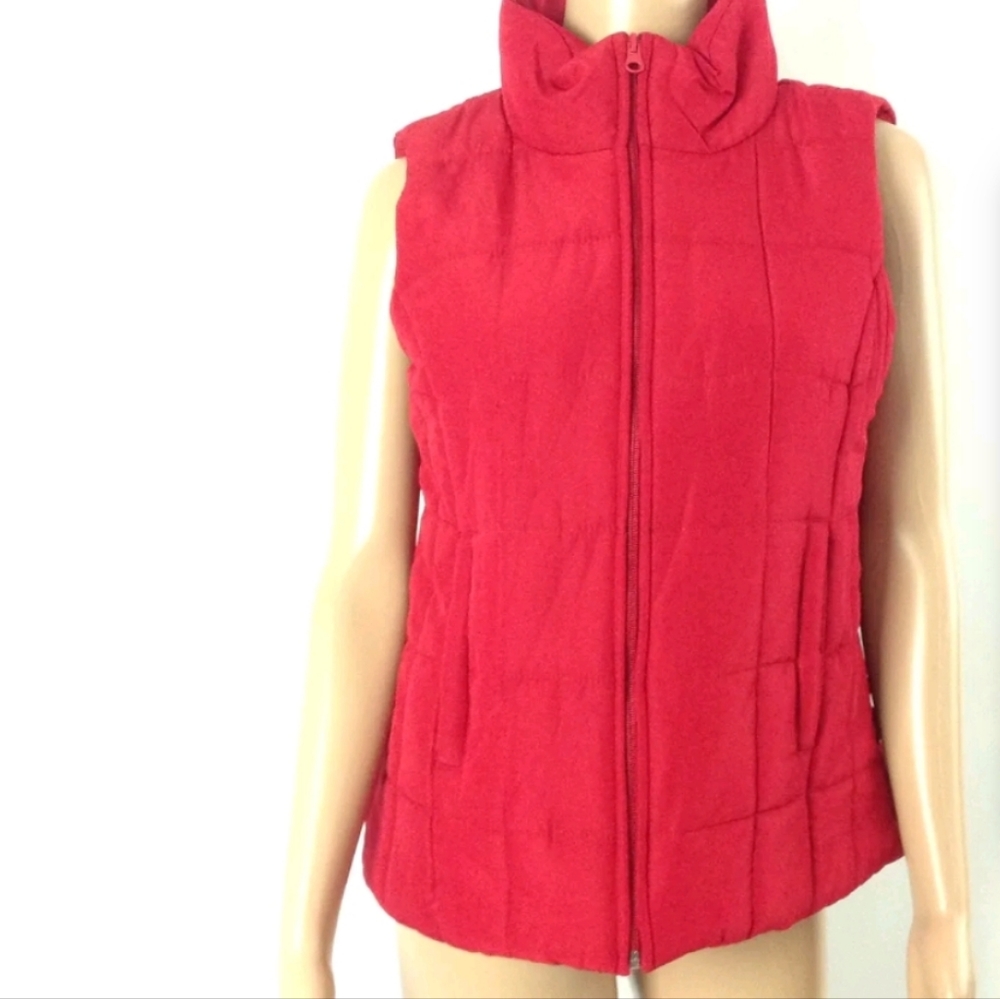 New York and Company Womens Quilted Puffer Vest Size M